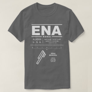 Kenai Municipal Airport ENA T - Shirt