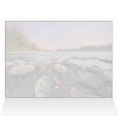 Kenai River - 5 Zoll x 7 Zoll Kunstkarte (Innenansicht Horizontal (Oben))