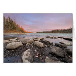 Kenai River - 5 Zoll x 7 Zoll Kunstkarte