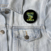 Kenai River Alaska Angelurlaub Angler  Button (Beispiel)