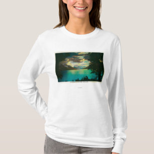 Kenai See, Alaska mit Sturm-Ansammlung T-Shirt