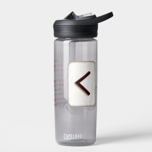 Kenaz "Einfallsreichtum" Runenstein Trinkflasche (Links)