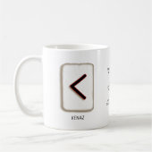 Kenaz RuneStone-Tasse Kaffeetasse (Links)