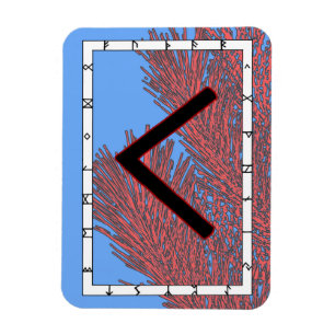 Kenaz Viking Rune Magnet - Wissen!