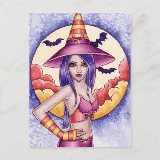 Kenda - Halloween Hexenkarte Postkarte