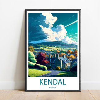 Kendal Travel Print Wall Art Kendal Wall Hanging H Poster