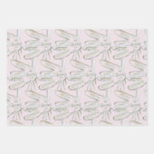 Kendall Boggs Fine Art Helle Kaninchen Geschenkpapier Set (Vorderseite)