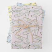 Kendall Boggs Fine Art Pale Rabbits Geschenkpapier Set (Beispiel)