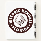 Kendall Florida Circle - Braun Notizblock (Rückseite)