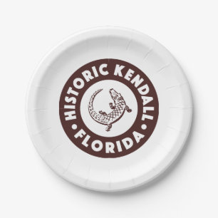 Kendall Florida Circle - Braun Pappteller