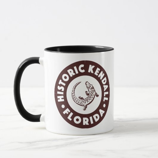 Kendall Florida Circle - Braun Tasse (Links)