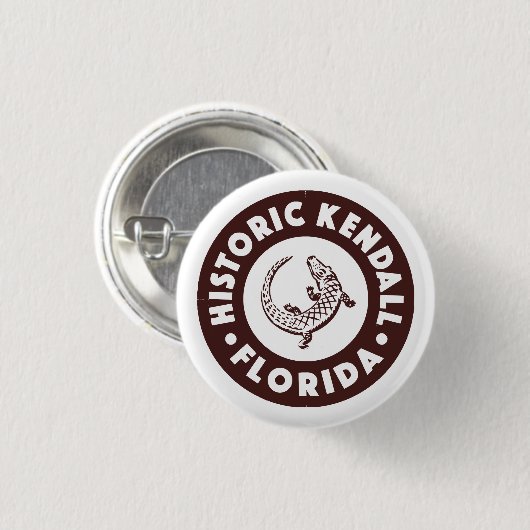 Kendall Florida Circle - Brown Button (Vorne & Hinten)