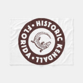 Kendall Florida Circle - Brown Fleecedecke (Vorderseite (Horizontal))