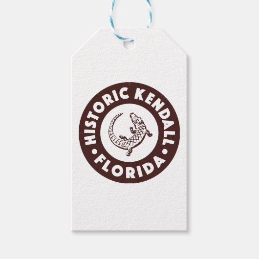 Kendall Florida Circle - Brown Geschenkanhänger (Vorderseite)