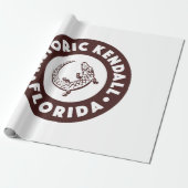 Kendall Florida Circle - Brown Geschenkpapier (Ungerollt)