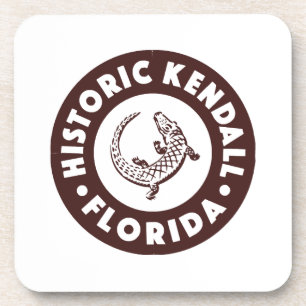 Kendall Florida Circle - Brown Getränkeuntersetzer