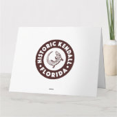 Kendall Florida Circle - Brown Karte (Rückseite)