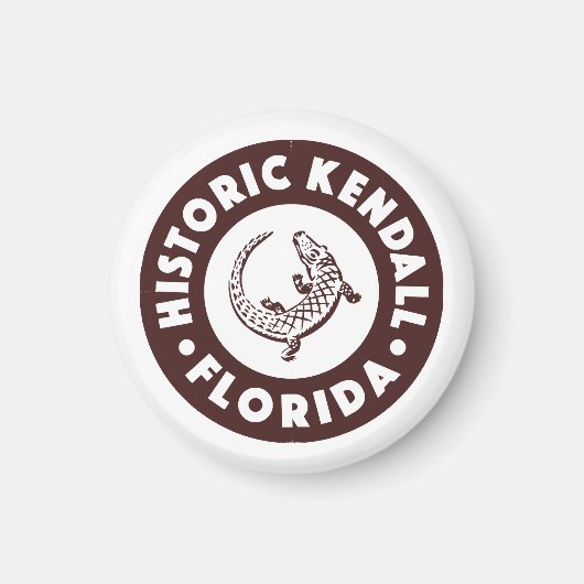 Kendall Florida Circle - Brown Magnet (Vorne)