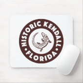 Kendall Florida Circle - Brown Mousepad (Mit Mouse)