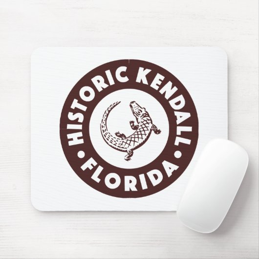 Kendall Florida Circle - Brown Mousepad (Mit Mouse)
