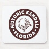 Kendall Florida Circle - Brown Mousepad (Vorne)