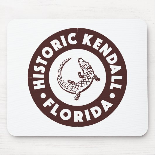 Kendall Florida Circle - Brown Mousepad (Vorne)
