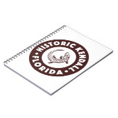 Kendall Florida Circle - Brown Notizblock (Linke Seite)
