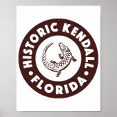 Kendall Florida Circle - Brown Poster (Vorne)