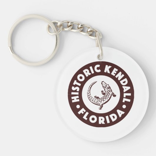 Kendall Florida Circle - Brown Schlüsselanhänger (Vorderseite)