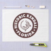 Kendall Florida Circle - Brown Seidenpapier (Handwerk)
