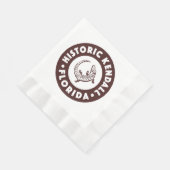 Kendall Florida Circle - Brown Serviette (Ecke)