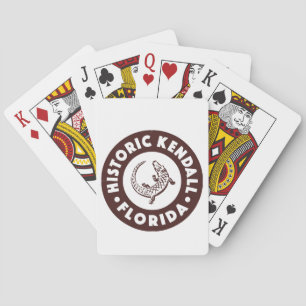 Kendall Florida Circle - Brown Spielkarten