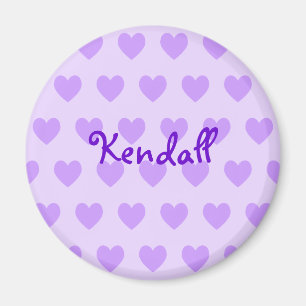 Kendall in Lila Magnet