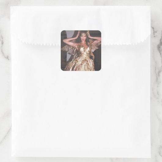 Kendall Jenner Fairy Quadratischer Aufkleber (Tasche)