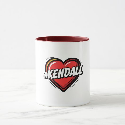 Kendall Liebe Tasse (Zentrum)