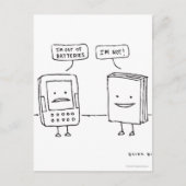 Kendall & Paige - Batterien Postkarte (Vorderseite)