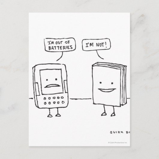 Kendall & Paige - Batterien Postkarte (Vorderseite)