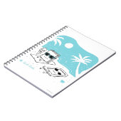 Kendall & Paige - Strand Notizblock (Linke Seite)