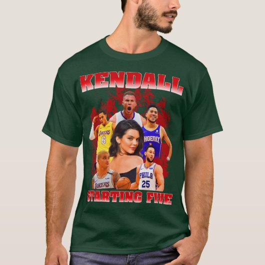 Kendall Starting Five 5 lustige Homor-Sarkasmus-Fa T-Shirt (Vorderseite)