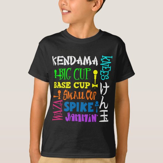 Kendama Block 2 T-Shirt (Vorderseite)