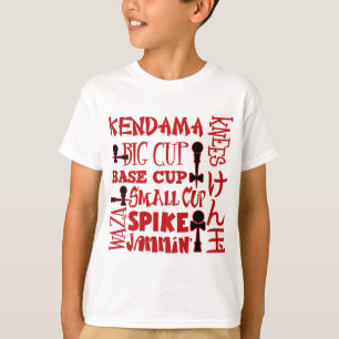 Kendama Block, rot T-Shirt
