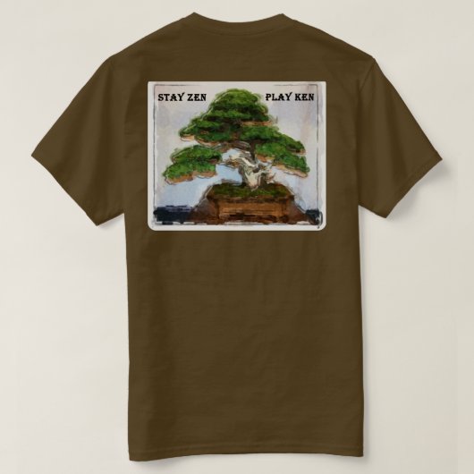 Kendama Bonsai T-Shirt (Design Rückseite)