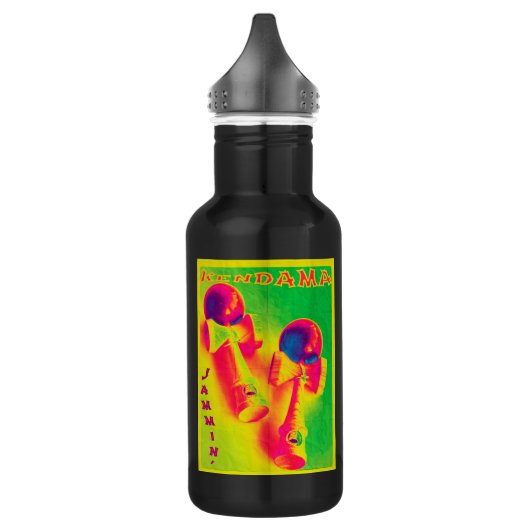 Kendama Jammin' Psychedelic Poster Trinkflasche (Links)