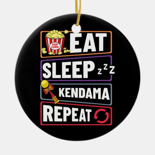 Kendama Trick Japanischer Spielball Ball Anfänger Keramik Ornament (Vorne)