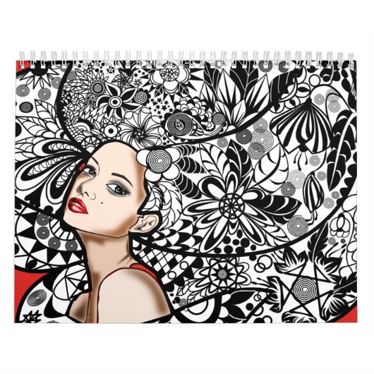 Kender mit Kunst bemalt Kalender (Titelbild)