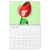 Kender mit Kunst bemalt Kalender (Mär 2027)