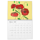 Kender mit Kunst bemalt Kalender (Feb 2027)