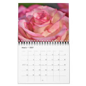 Kenderkalender mit Rosen in Kleinformat Kalender (Mär 2027)