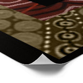 Kendi Frill Neck Lizard Poster (Ecke)