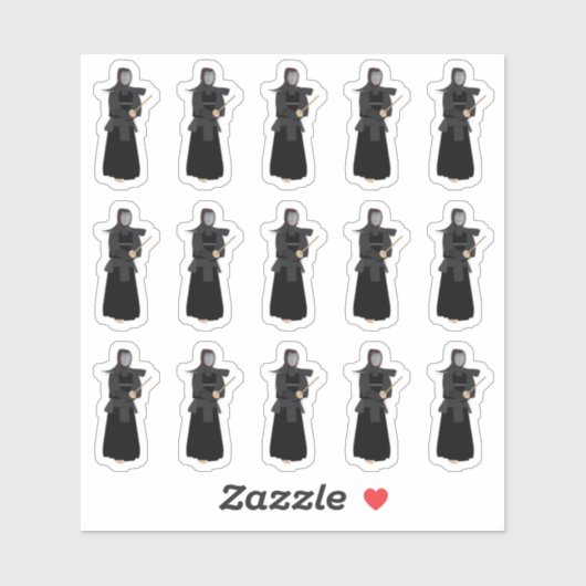 Kendo Aufkleber (Blatt)